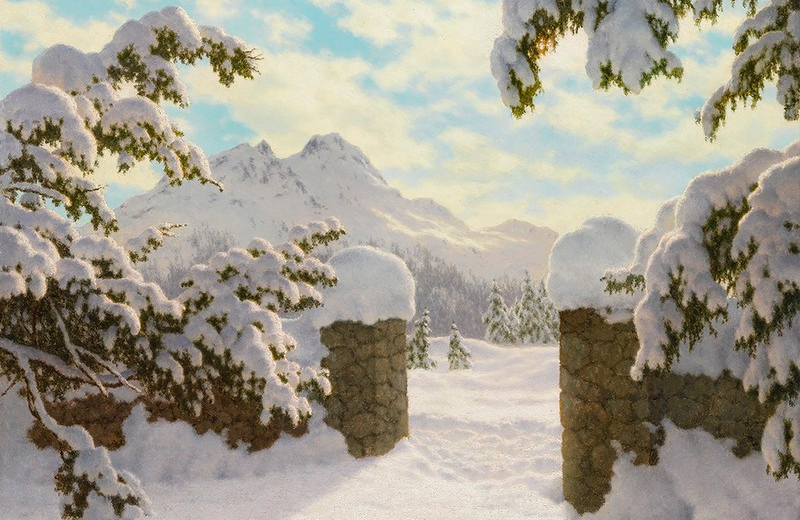 Winter Sun in Switzerland