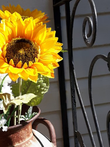 view of sunflower decor 2020