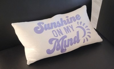 sunshine on my mind pillow